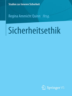 cover image of Sicherheitsethik